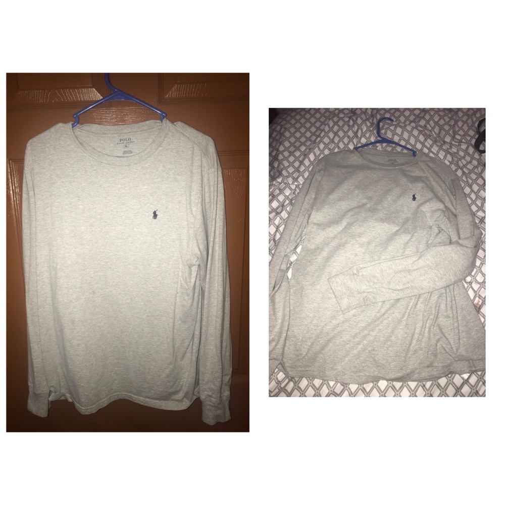 Raulph lauren gray long sleeve !